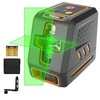 Self-Leveling Cross Line Laser Level 100ft/30 meters Range,10-level Brightness gallery