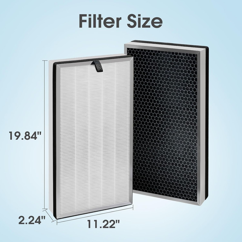 112 MA Air Purifier Replacement Filter 4-Pack | 3-in-1 Efficiency gallery