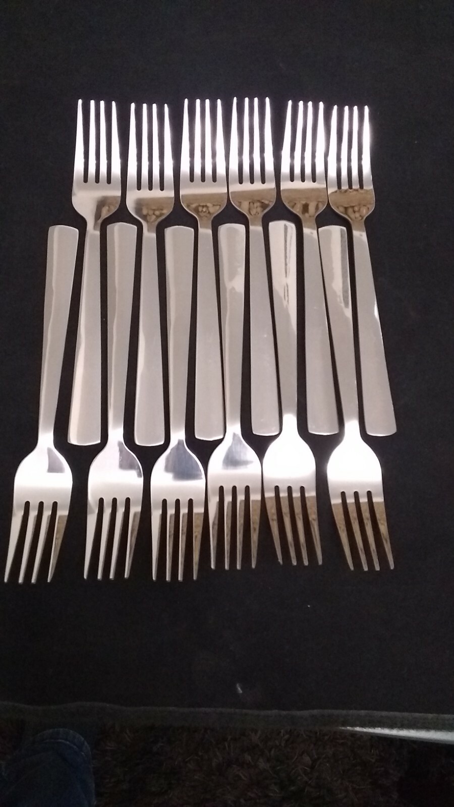 12 8" Heavy Dinner FORKS Stainless Steel 8 long by3/4 inch Wide Great Quality gallery
