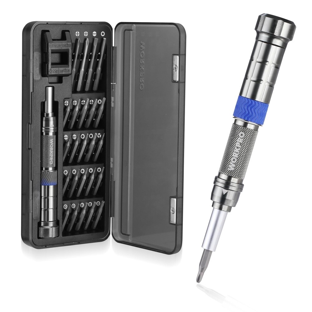 WORKPRO 24 in 1 Screwdriver Set w/Extendable Pole Magnetic Mini Repair Tool Kits gallery