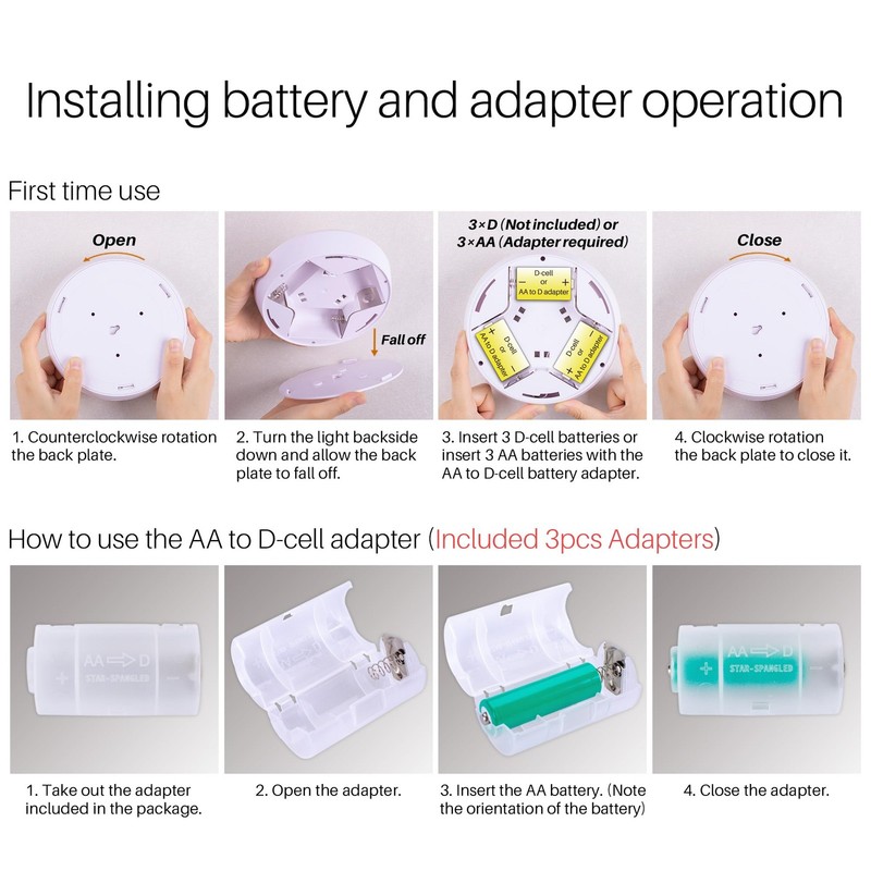 Motion Sensor Ceiling Light Battery Operated Indoor Light gallery