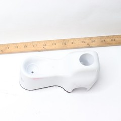 Removable Steps Ladder Support White 6-3/4″