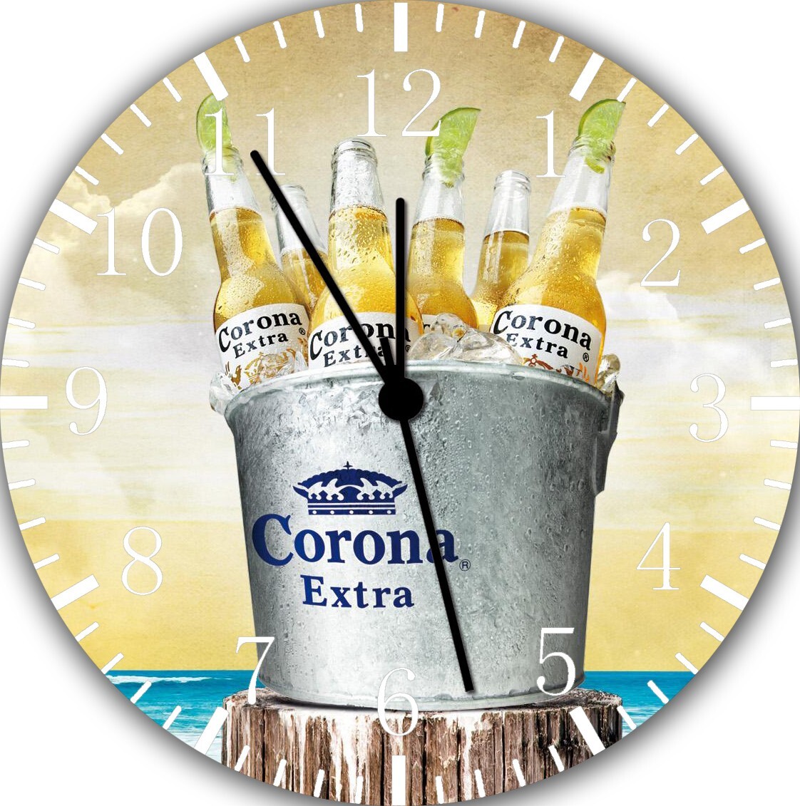 Corona Beer Wall Clock G100 Personalized option with adding name gallery