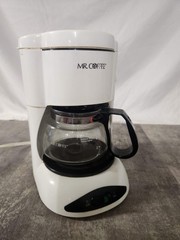 Mr. Coffee Four 4 Cup Coffee Maker White NL4 Tested Works