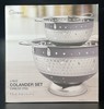 Colander Stainless Steel 2 Piece Set 1.5 QT - 5 QT Lexihome New Sealed Box gallery