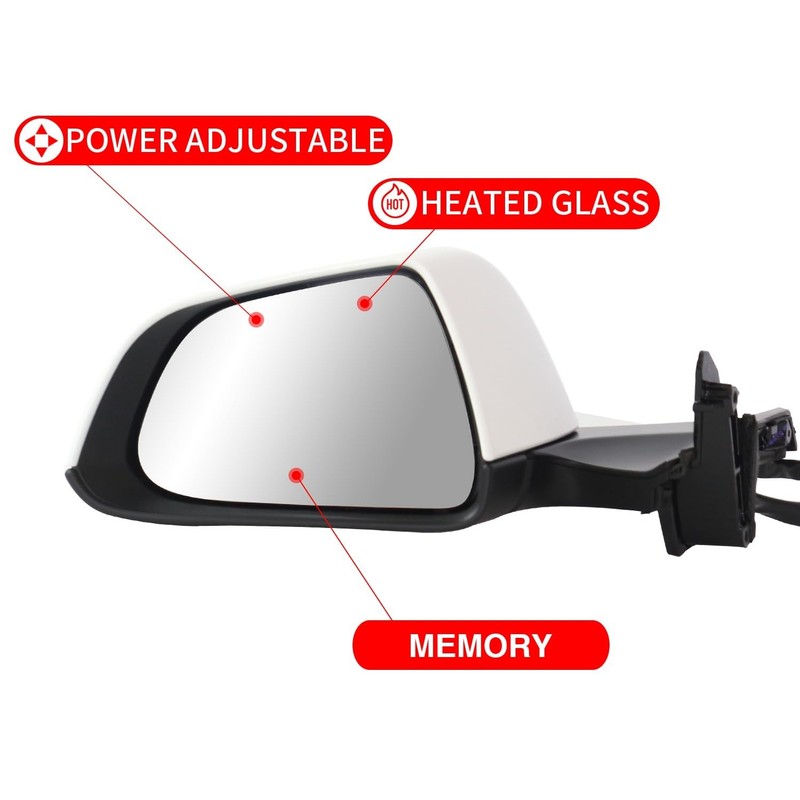 side mirror replacement for Tesla Model 3 2021 2022 2023 2024 2025 Assembly D... gallery