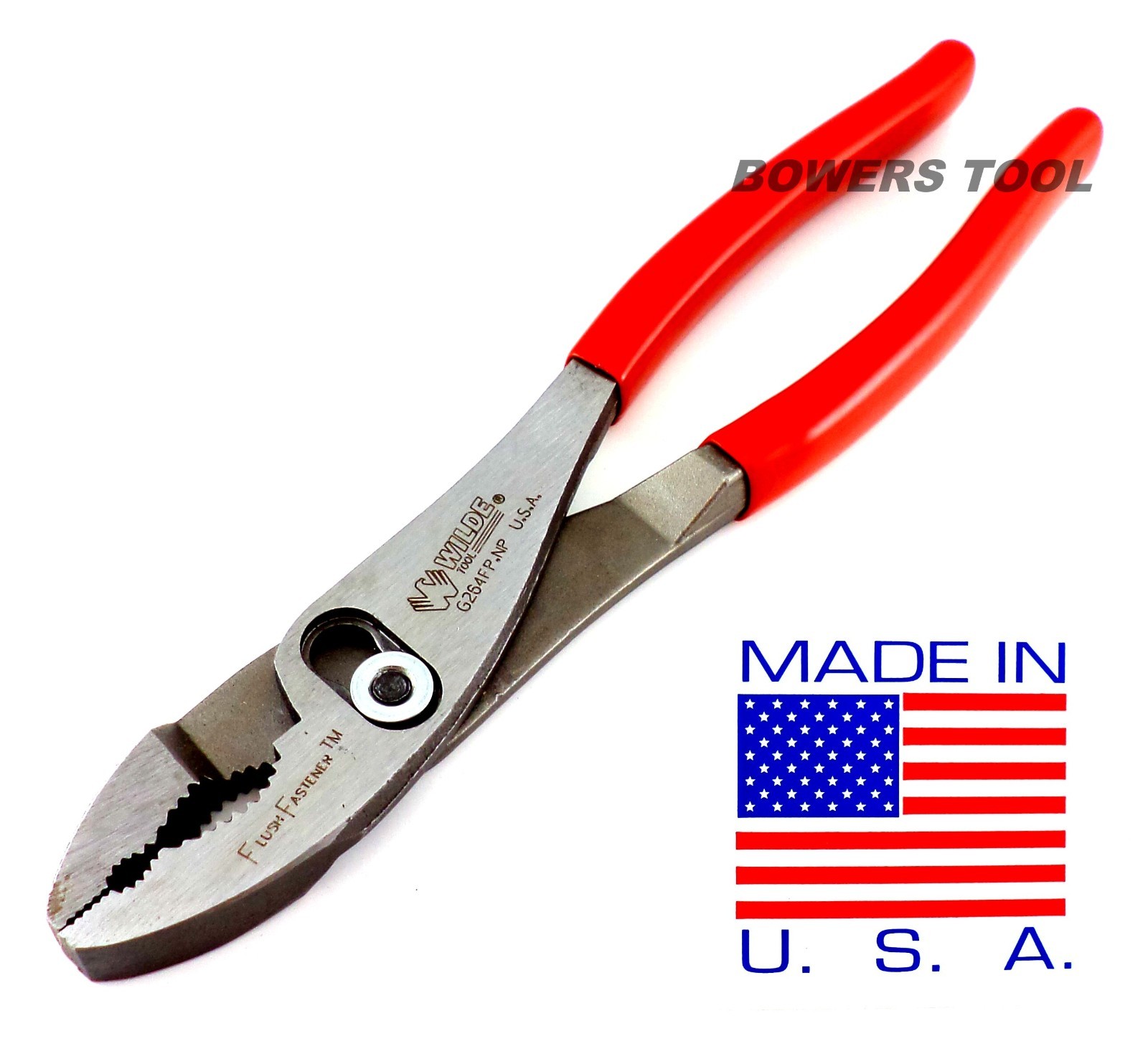 Wilde Tool 10” Inch Combination Slip Joint Pliers Flush Fastener MADE IN USA gallery