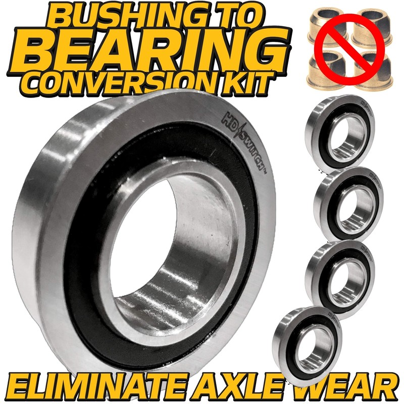 Wheel Bushing to Bearing Conversion Kit for Husqvarna YTH22V46 YTH24V48 LGT2654+ gallery