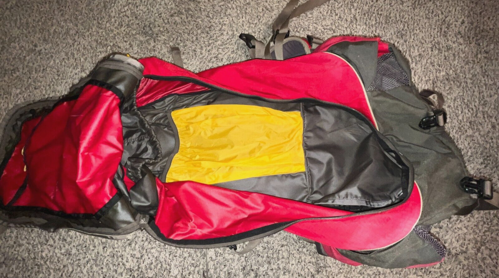 Mountainsmith Cross Country 6000 Large Backpack Belted Padded Internal Frame Red 4