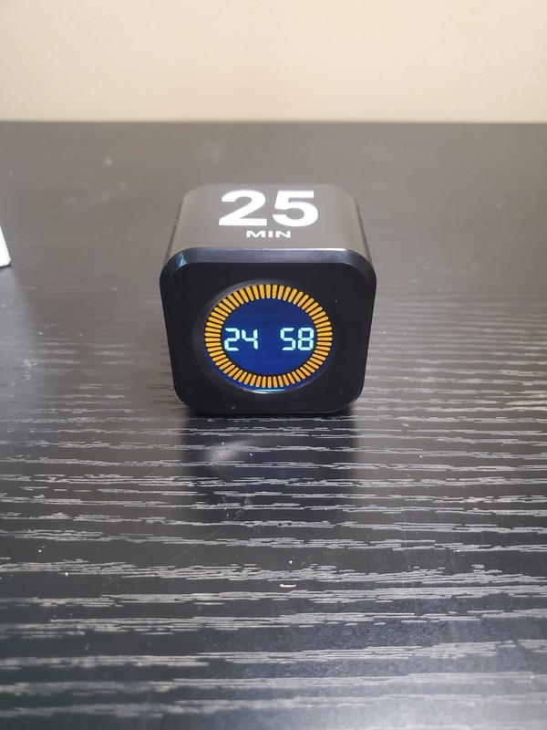 KADAMS Cube Pomodoro Timer Visual Gravity Countdown 5 10 25 50 Minute Work Study gallery