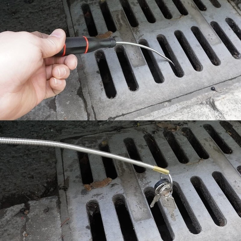 Magnetic Pickup Tool - 24” Bend-It Flexible Magnet Pick-Up Sweeper Bendable gallery