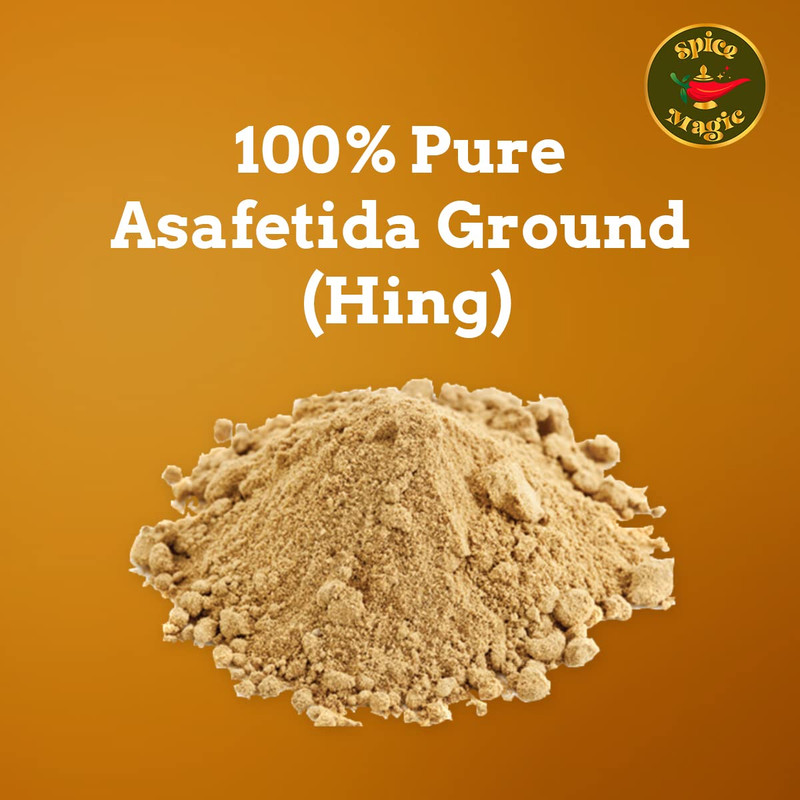 Spice Magic Asafetida Ground (Hing) ~ 100% Pure, Aromatic & Natural I Non-Gmo I gallery