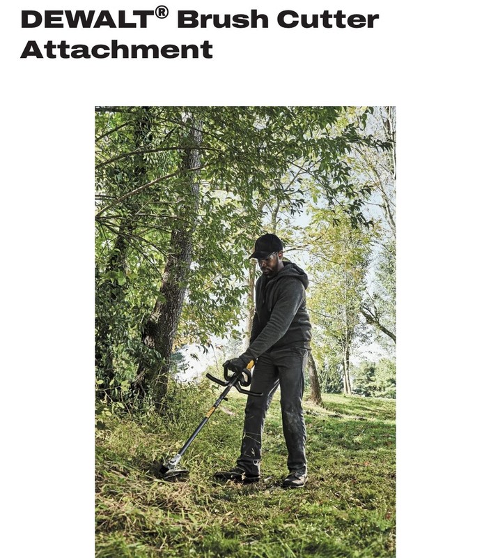 DEWALT Brush Cutter Attachment for String Trimmer gallery