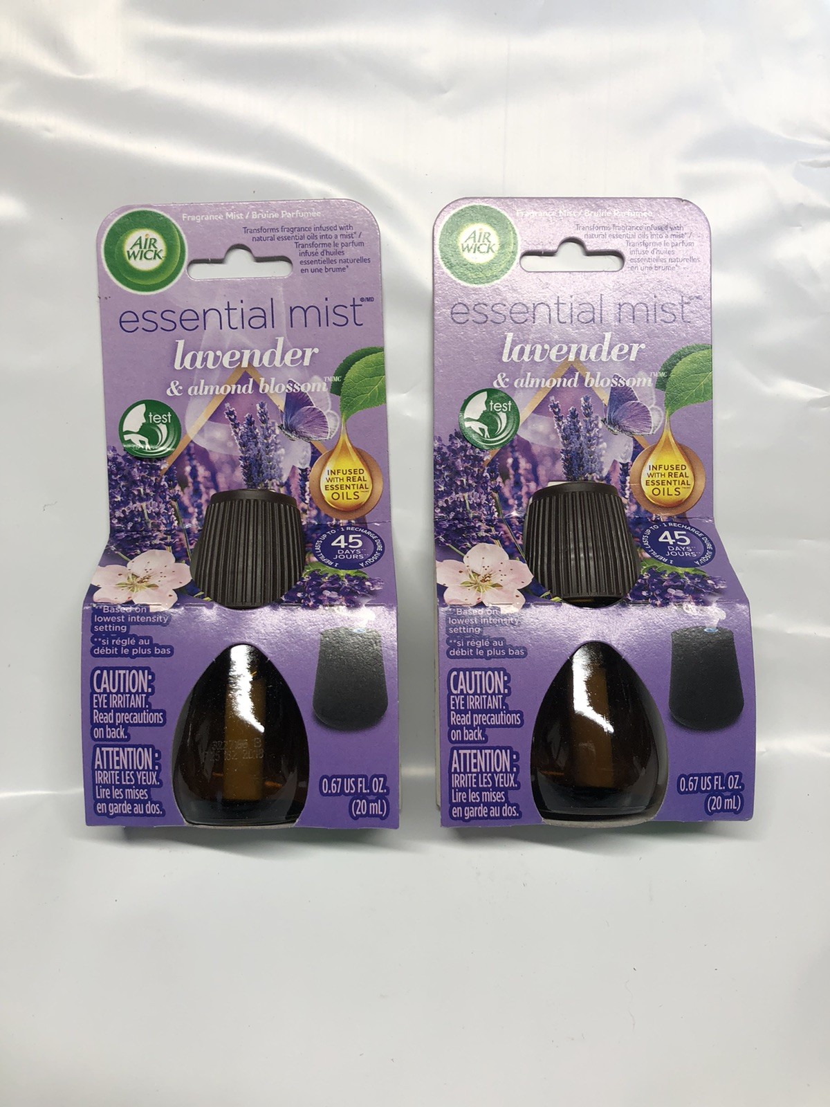 2 Pack Air Wick Essential Mist Lavender & Almond Blossom 0.67 Fl Lasts Up To 45d gallery