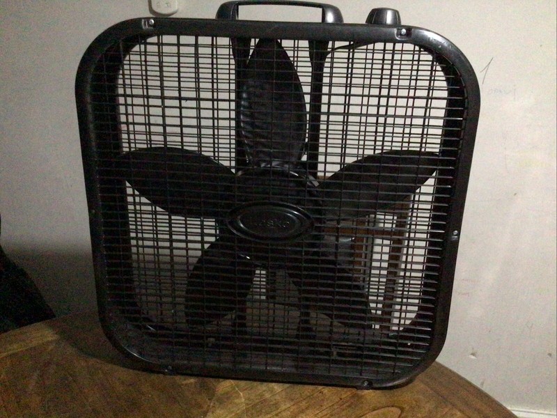 Lasko 20" 3-Speed Air Circulation Weather Resistant Floor Box Fan - Black gallery