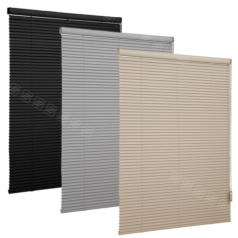 Corded Mini Blind Single Touch 1 Inch Window Shades in Choose Size Customize-C gallery