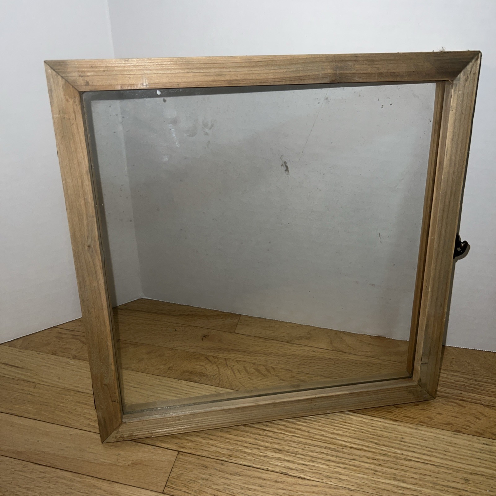 VTG Double Glass Floating Frame Botanical Herbarium Keepsake Shelf Display 12x12 gallery