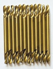 12pc 1/8″ Double End Titanium Bits- HSS