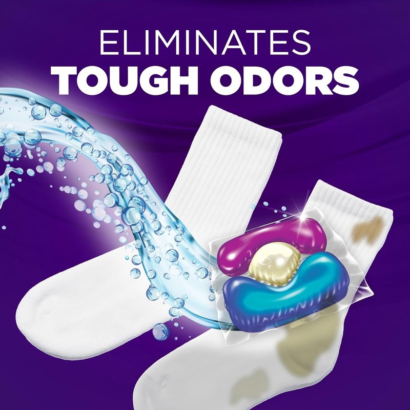 Plus OxiClean With Odor Blasters Laundry Detergent 5-IN-1 Power Paks, 42CT Pa... gallery
