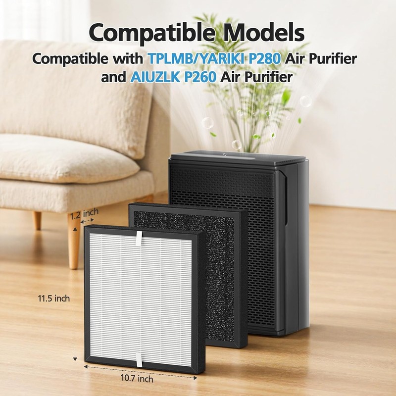 2 Pack P280 P260 Replacement Filter Compatible with TPLMB/YARIKI P280 and gallery