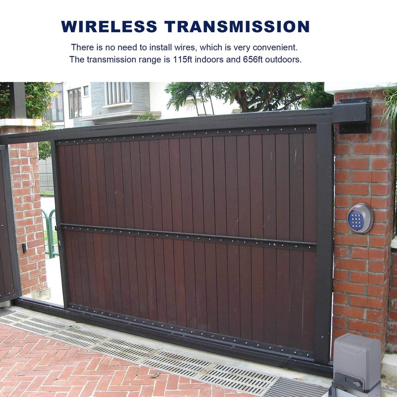 Security Wireless Automatic Code Entry Gate Keypad Remote Operator Panel Control gallery