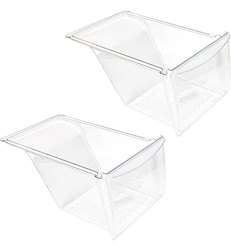 2PCS Upgraded 240337103 Crisper Drawer Bin for Frigidaire Refrigerator 240337102 gallery
