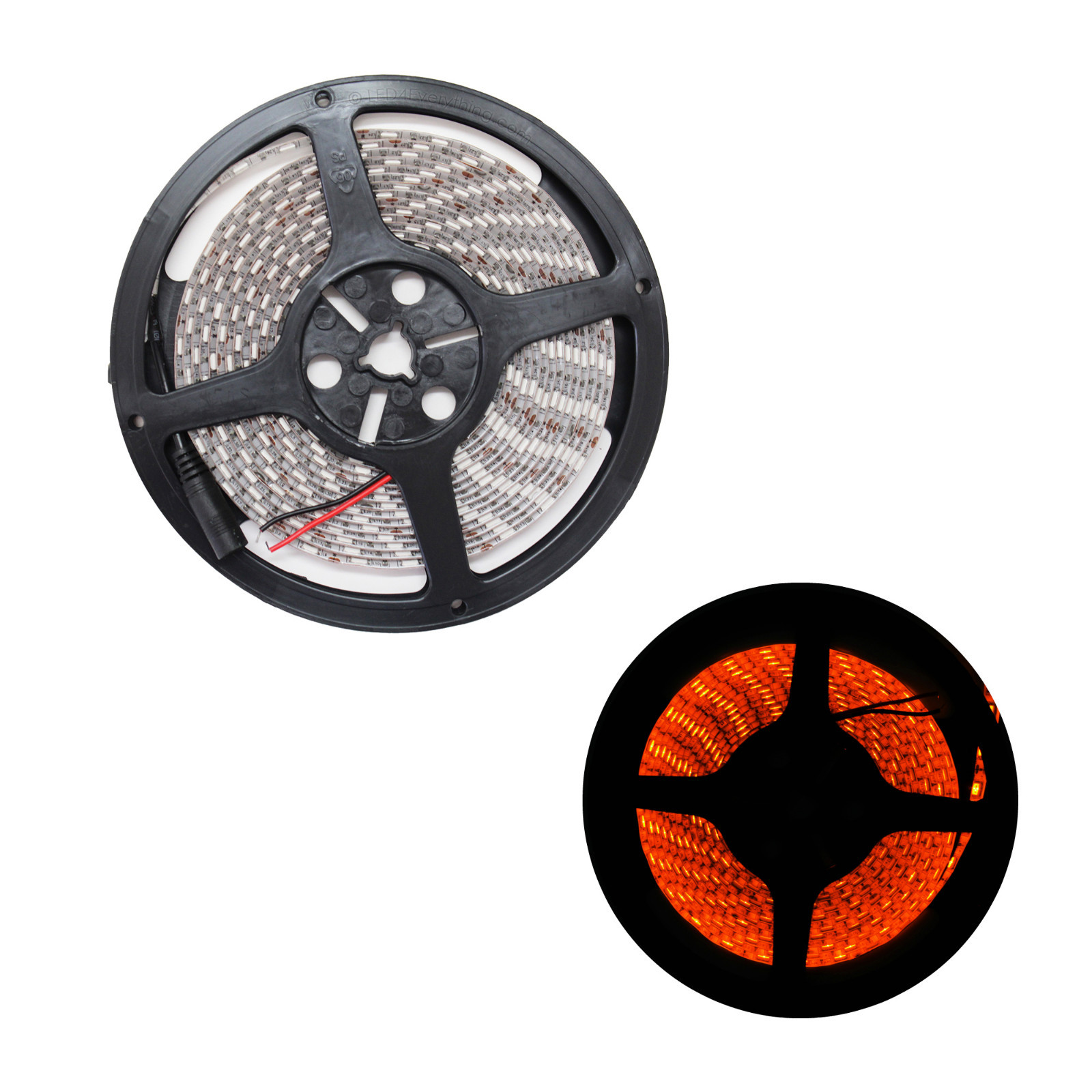 16.4ft 5050 SMD Orange LED Flexible Strip Light lamp 5M 300 Waterproof IP65 12V gallery
