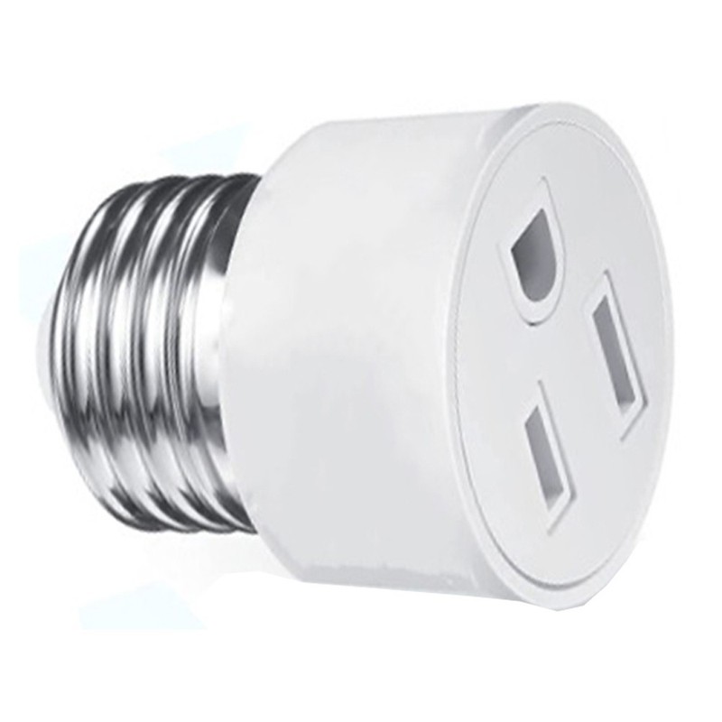 E27 Light Socket to Plug Adapter 2/3 Prong Light Bulb Outlet Adapter gallery