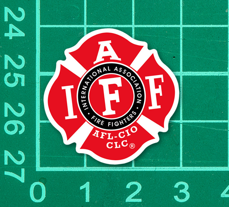 IAFF Firefighters Sticker emblem decal logo fireman insignia gallery