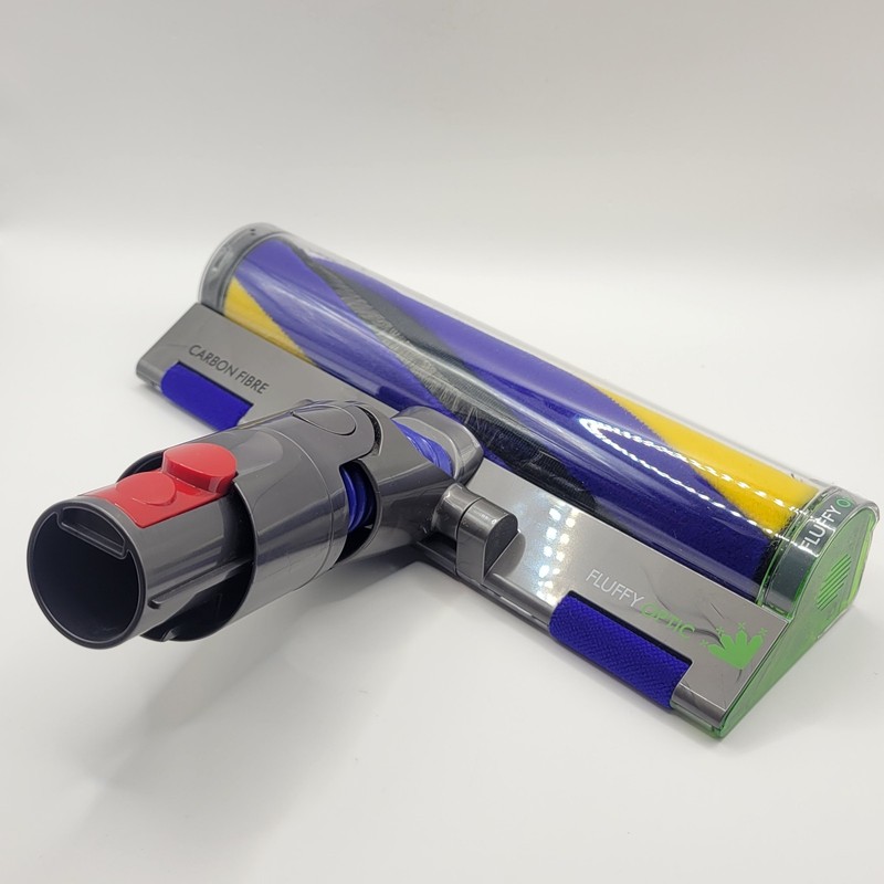 Dyson V12 Detect Slim Absolute Fluffy Optic Carbon Fiber Floor Head 425995-02 gallery