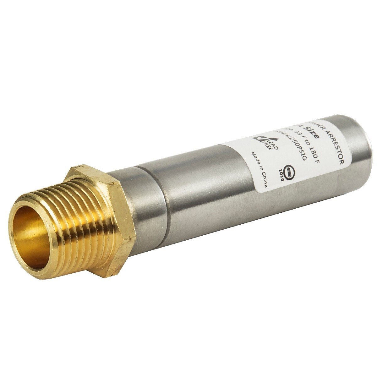EFIELD 1/2" Mip (Sweat) Stainless Steel Water Hammer Arrestor , No Lead gallery