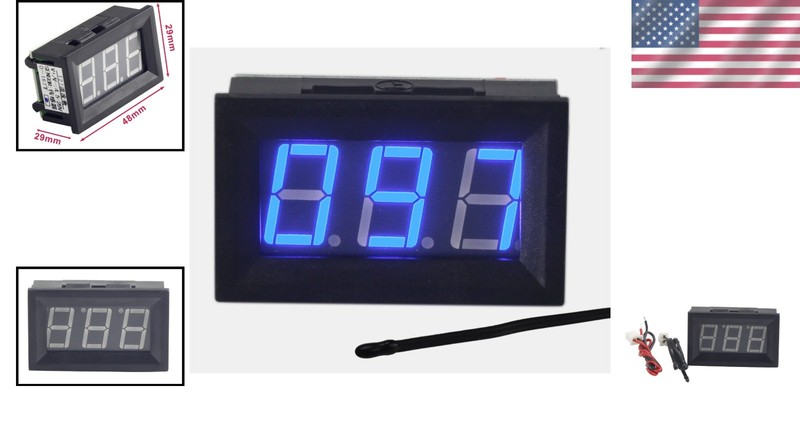 Efficient 0-167°F Digital Thermometer: Durable, Waterproof & User-Friendly gallery