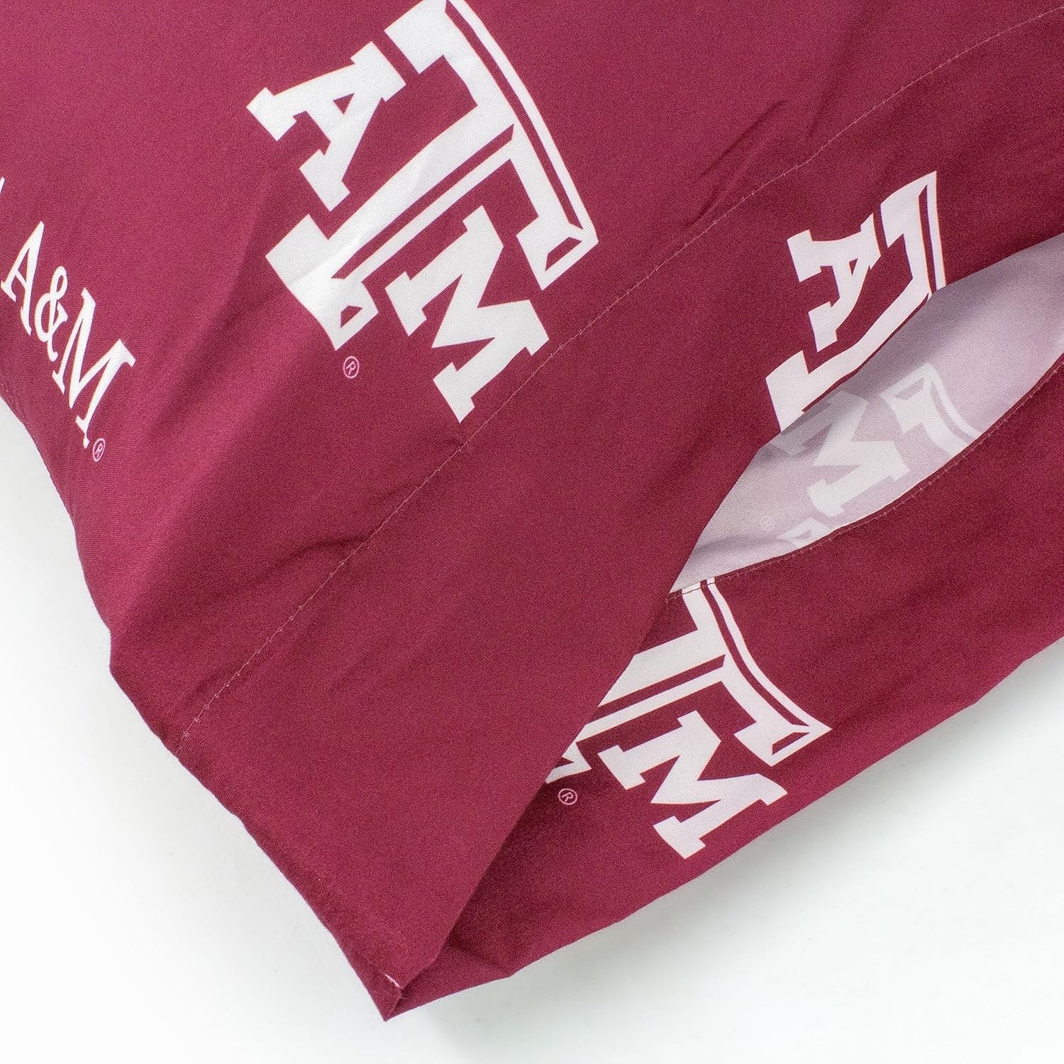 (2) College Covers Everything Comfy Texas A&M Aggies Pillowcase Pair, Standard gallery