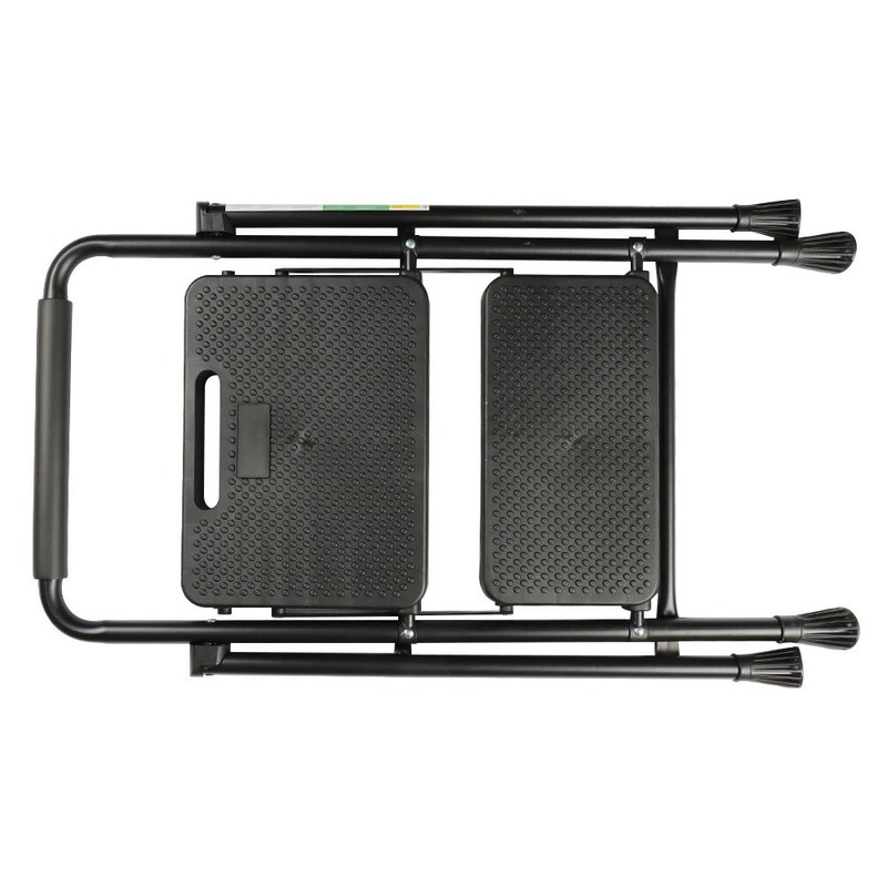 2 Step Folding Stool with Plastic Wide Anti-Slip Sturdy Steel Ladder gallery