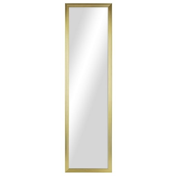 Mainstays 13x49 Gold Rectangle Large Wall Mirror for Bathroom or Living Room gallery
