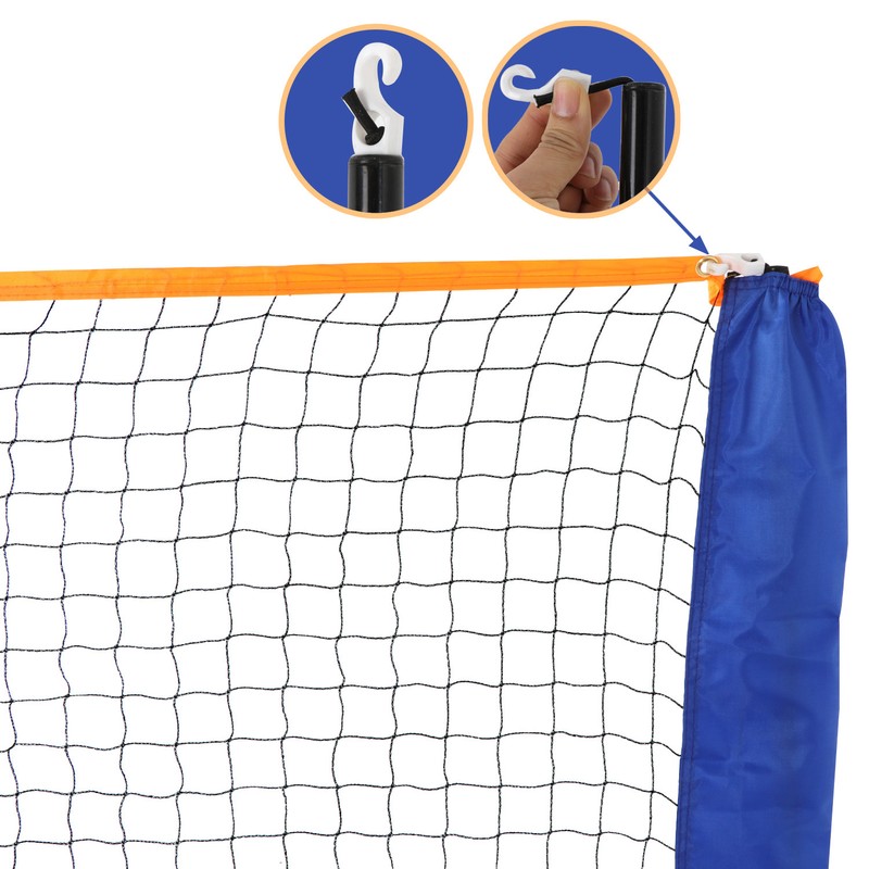 Badminton Net Height Adjustable Portable Tennis Volleyball Net with Stand Frame gallery
