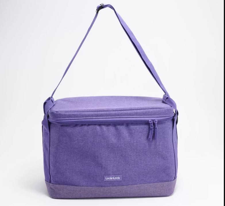 LocknLock Flat Top Tote, Insulated Cooler Bag,Thermal, Purple, K313530 gallery