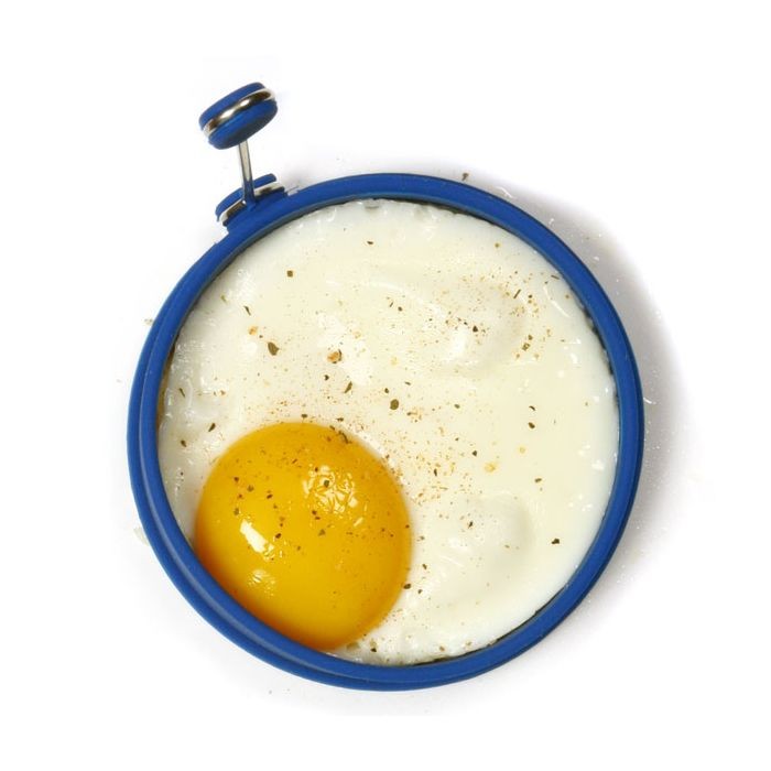 Norpro 4-Inch Silicone Round Pancake and Egg Rings, Set of 2, Blue gallery