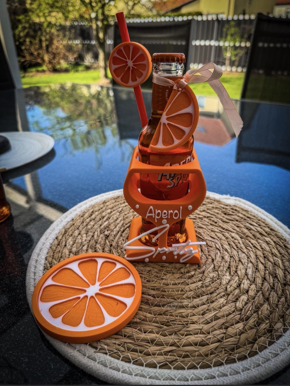 APEROL Spritz 2 Display Holder Bottle Stand For Summer Gift gallery