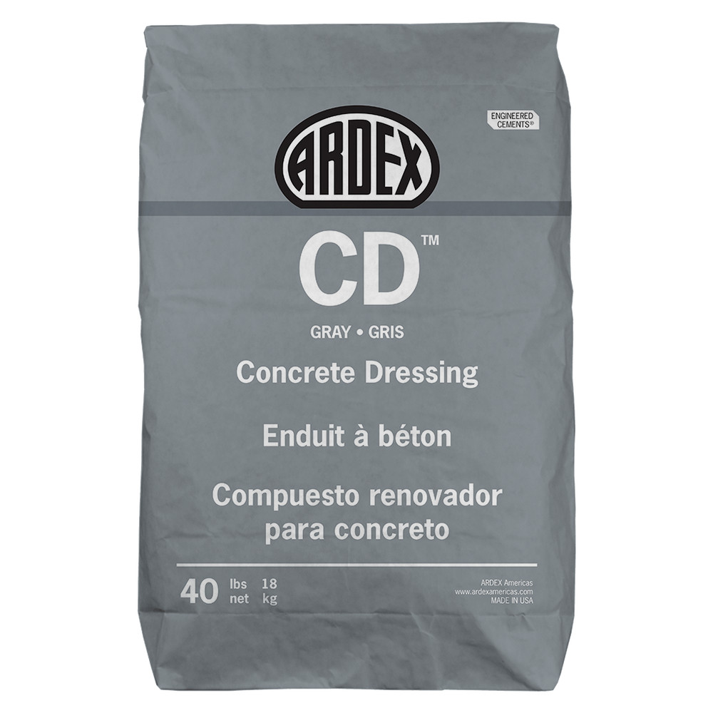 Ardex CD Concrete Dressing for Interior & Exterior Floors 40 lbs Bag, Gray 11959