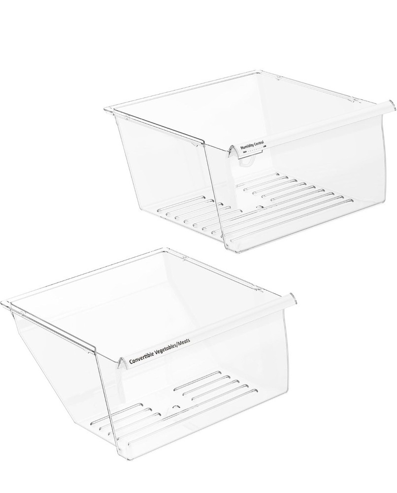 New 2 Pack 2188656 Fridge Crisper Drawer Refrigerator 2188664 Fits Whirlpool