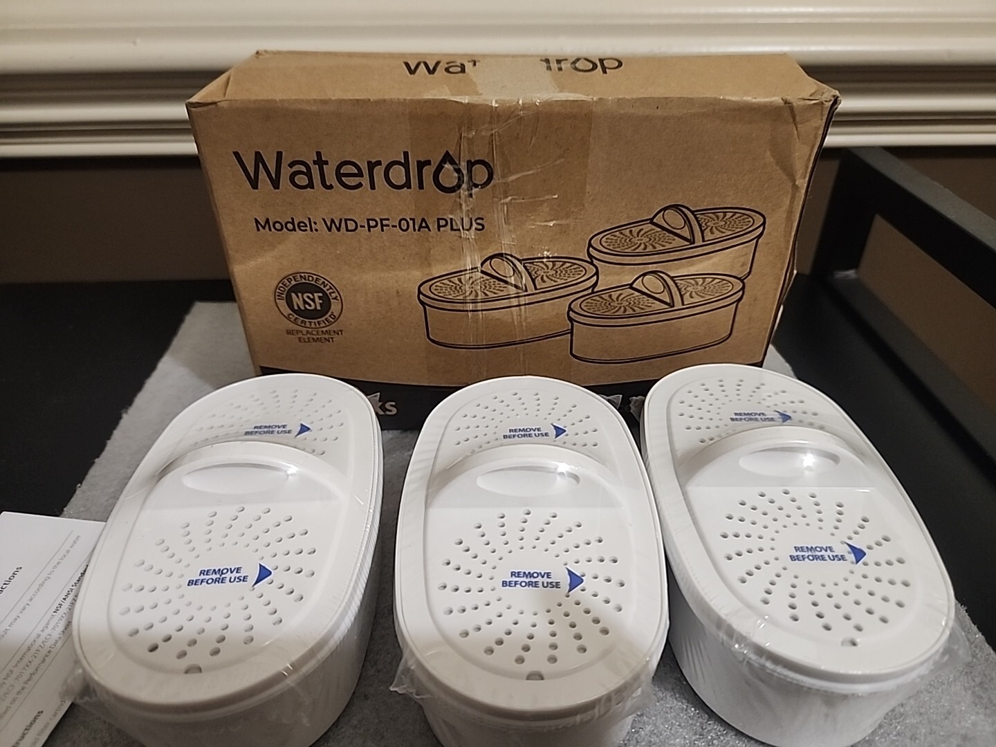 Waterdrop WD-PF-01A plus NSF Certified Filters Pitcher and Dispenser Filtration gallery