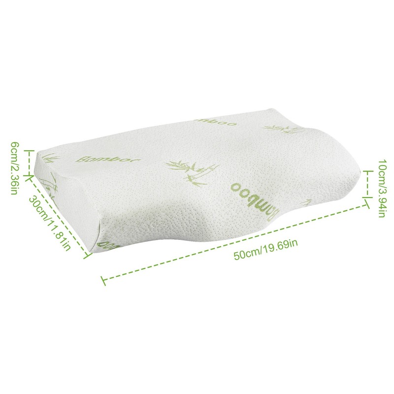 Bamboo Memory Foam Sleep Pillow Cervical Orthopedic Neck Support Breath Pillow gallery
