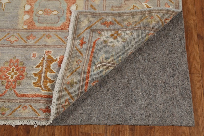Vegetable Dye All-Over Pattern Oushak Wool Handmade Rug 6x8 ft Turkish Carpet gallery