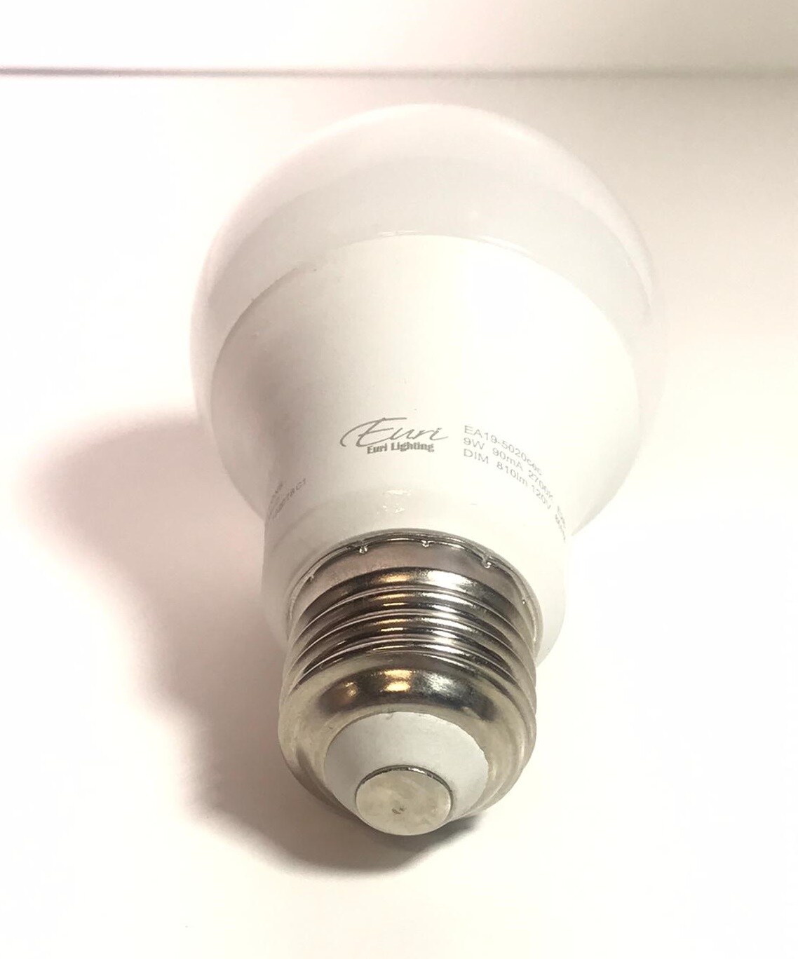 Euri EA19-5020cec Dimmable LED Light Bulb Soft White 2700K 810Lm 9W gallery
