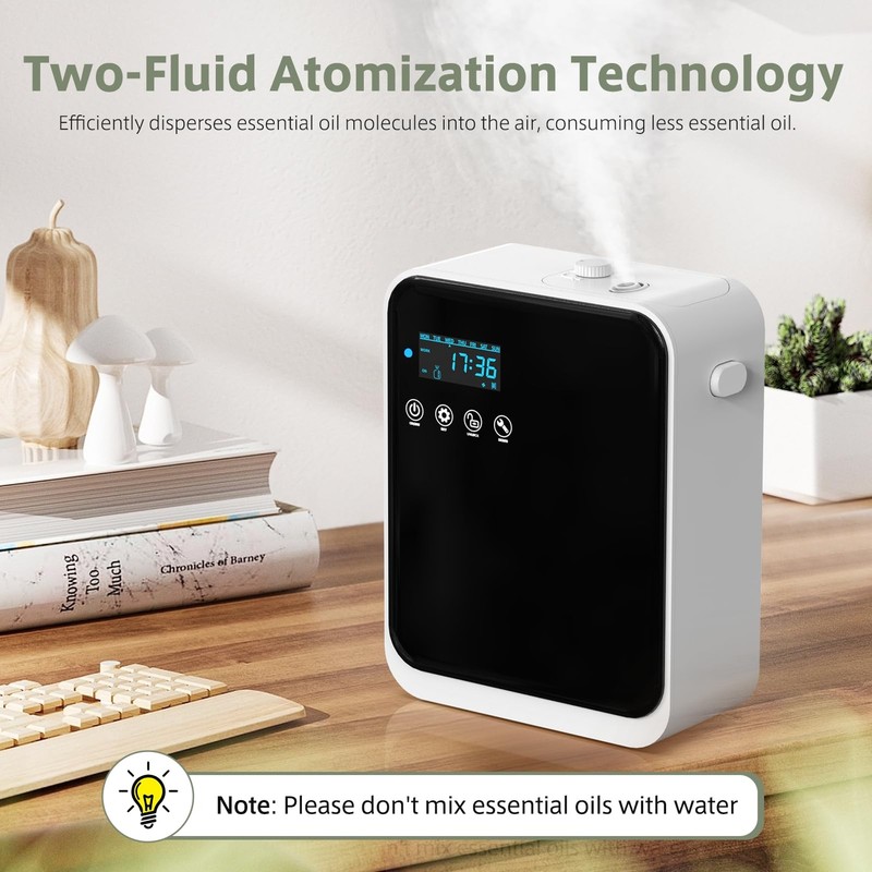 Waterless Essential Oil Diffuser for Home and Commercial Use, Up to 1500 sq.f... gallery