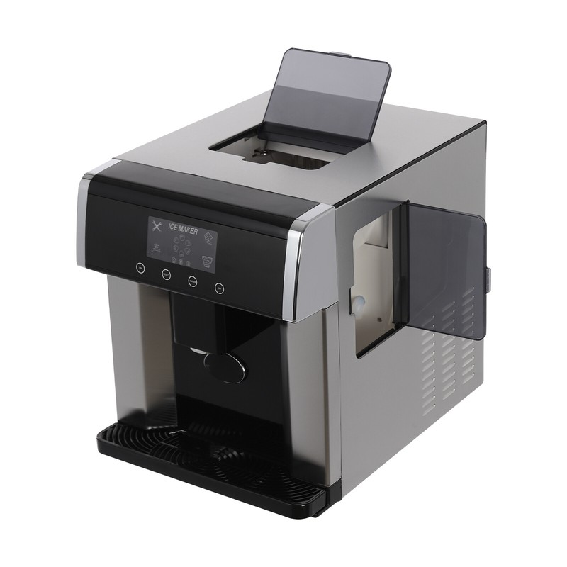 Nugget Ice Maker 33lbs Countertop Pebble Ice Maker Machine Self-Cleaning ZB-10E gallery