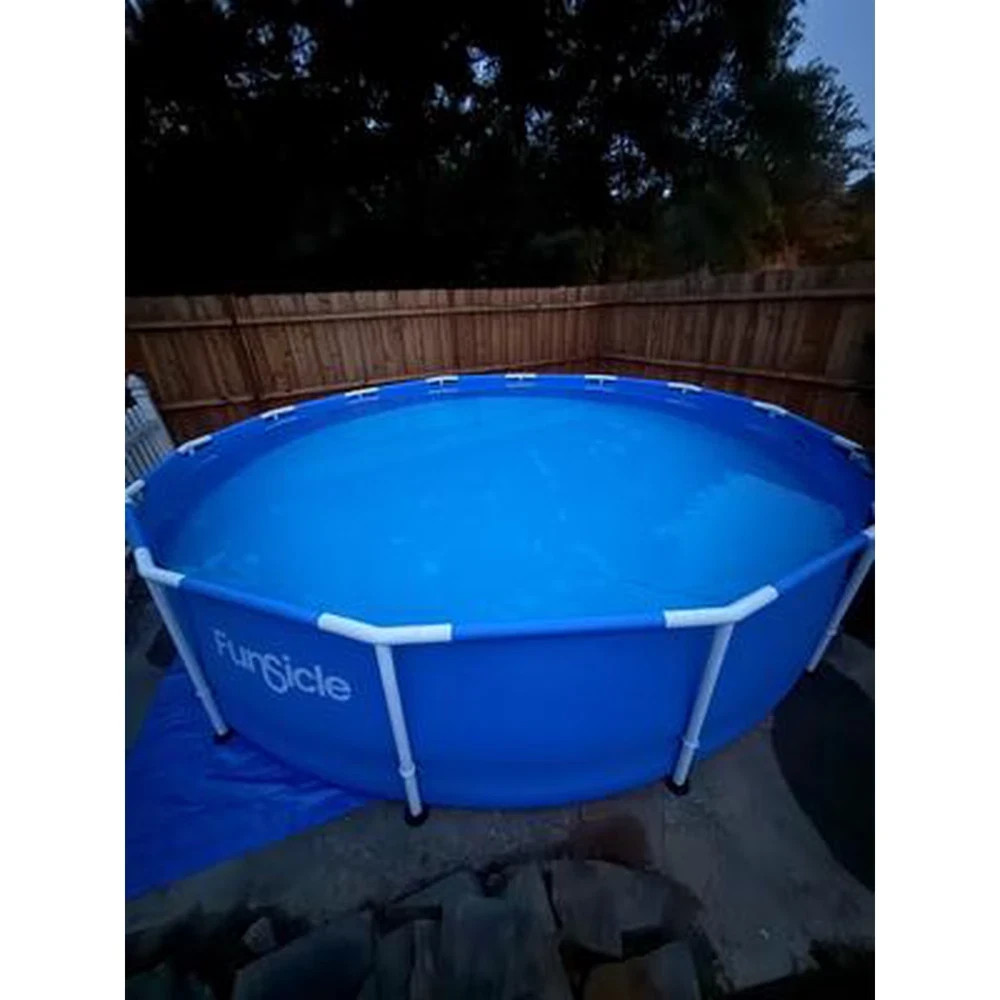 14 ft x 33" Round Above Ground Swimming Pool Set with Filter 800SPumpAutoSkimmer gallery