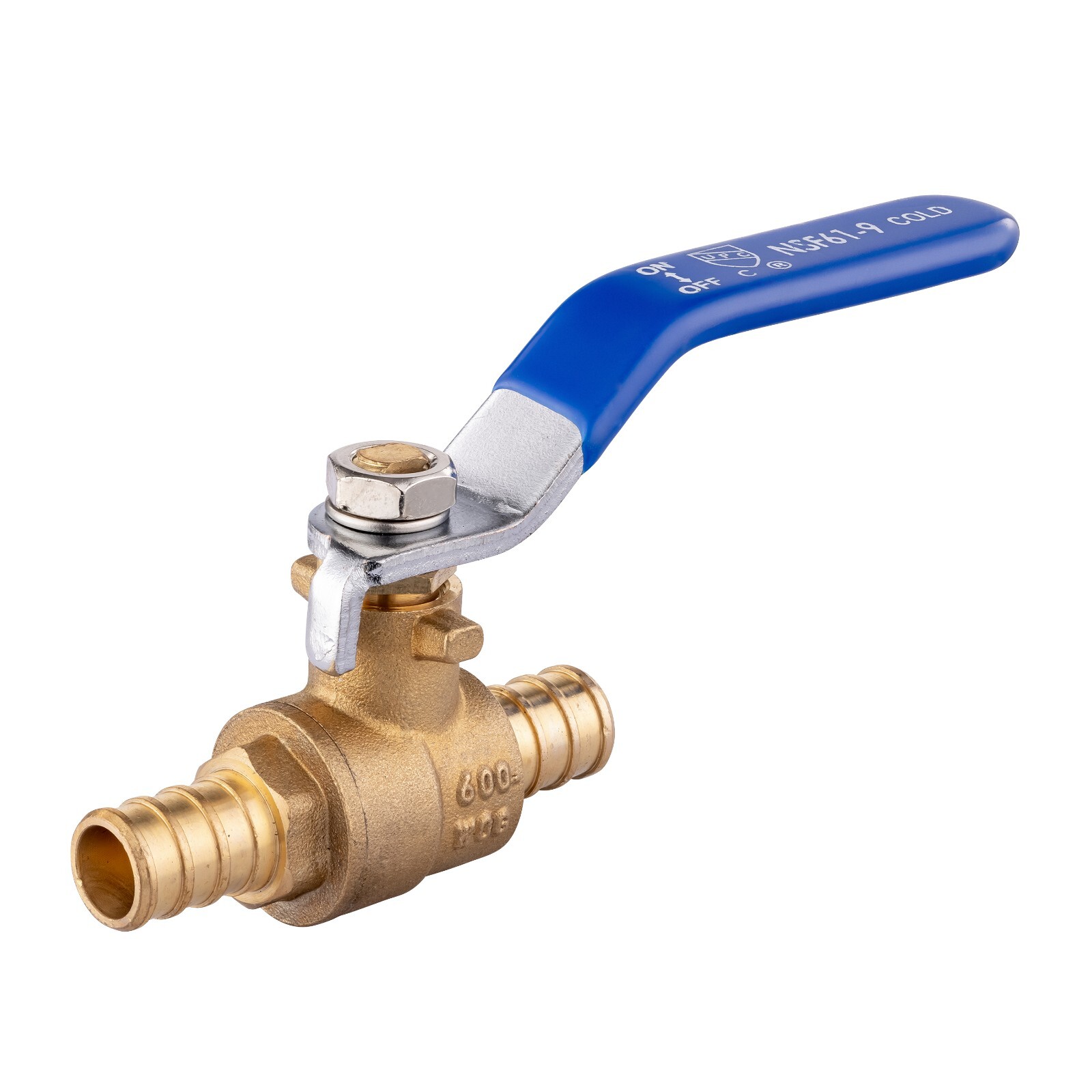 EFIELD 8 PCS 1/2" PEX FULL PORT SHUT OFF BALL VALVE HOT &COLD, NO LEAD BRASS gallery