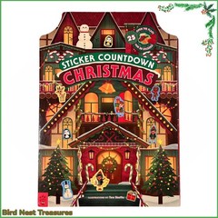 NEW Advent Calendar STICKER COUNTDOWN TO CHRISTMAS: Lg. Heavy Cardboard 14”